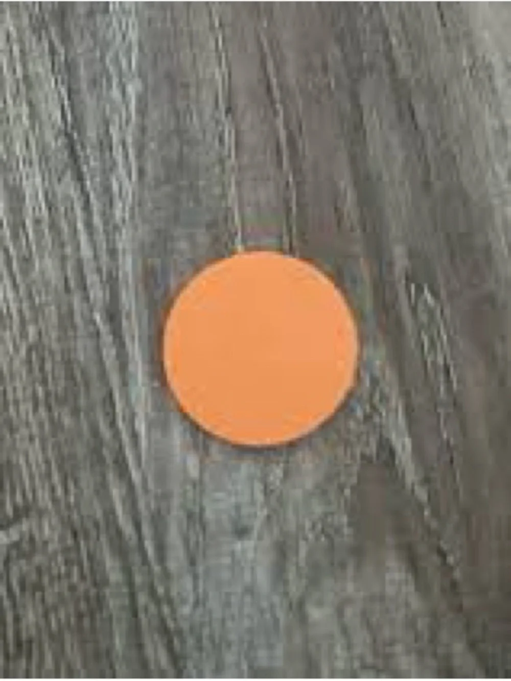Orange Wooden Replacement Coin ONLY for Lovevery Drop and Match Dot Catcher